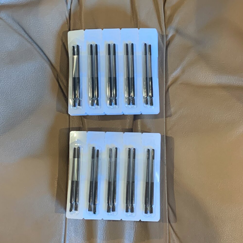 DISPOSABLE STERILE EYE MAKE UP APPLICATOR BRUSHES, 140 COUNT, SEALED